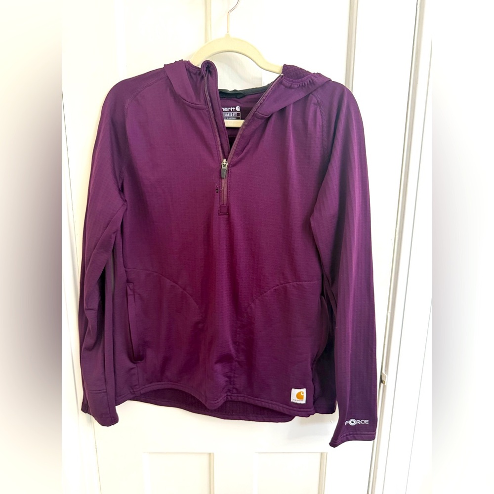 Carhartt Ladies M Deep Purple Hoodie